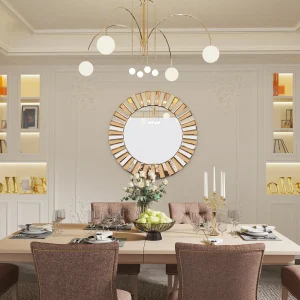 Sunburst Beveled Edge Mirror