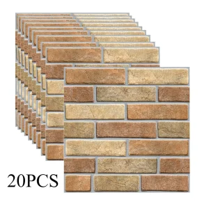 20pcs Self Adhesive Wall Tile Stickers