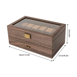 24 Compartments Watch Organizer