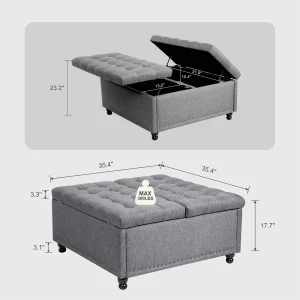 Ottoman Upholstered Coffee Table