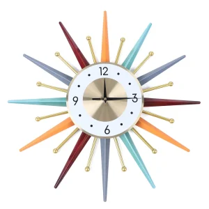 Colorful Quiet Wall Clock